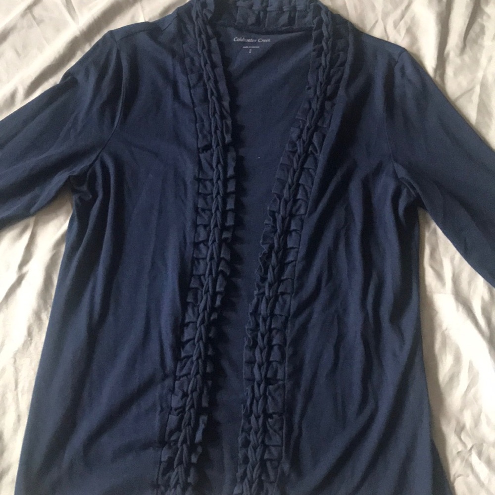 Navy cardigan